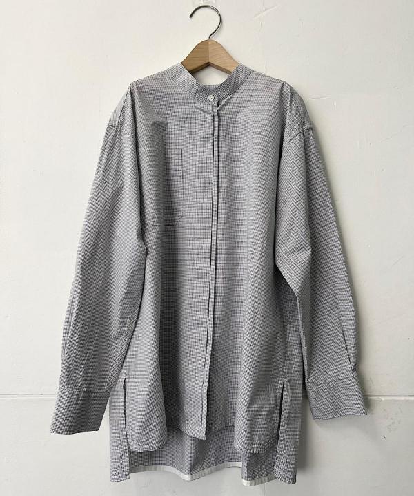60/-タイプライターチェックシャツ