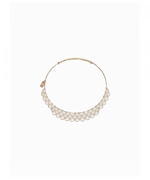 ARABESQUE Choker HOOP SILVER