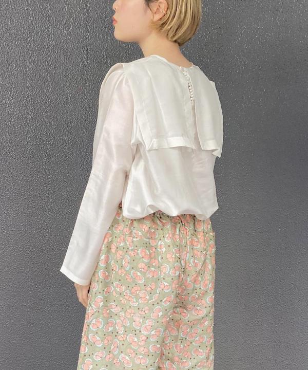 back button sailor blouse