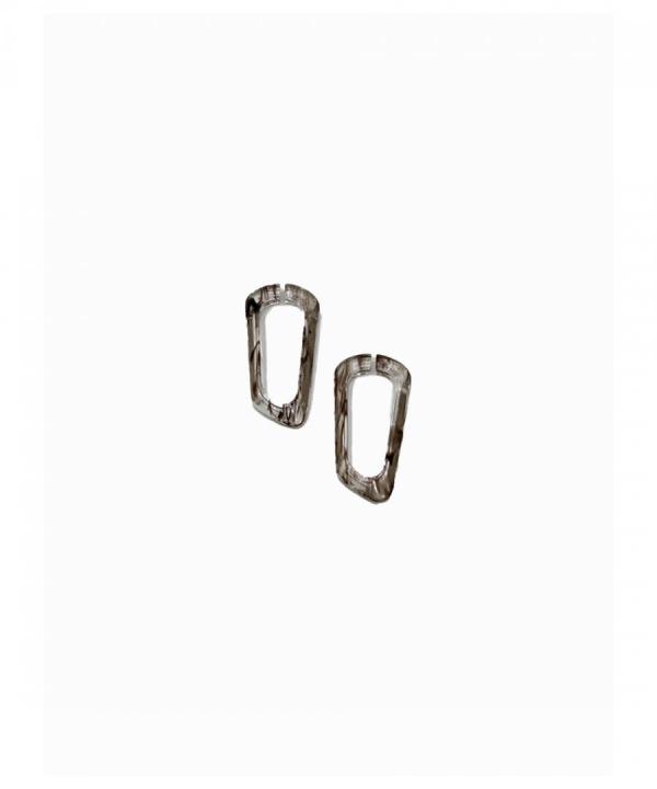 COMPOSITION Ear cuffs PHANTOM Marble brown