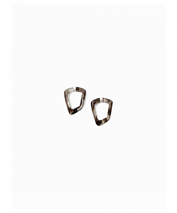 COMPOSITION Ear cuffs PHANTOM Marble brown mini