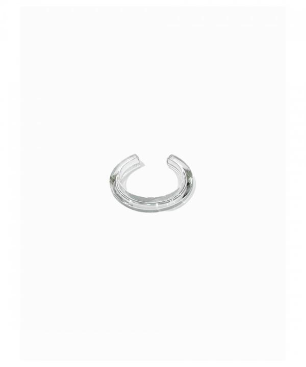 EXCAVATION Bangle Triangle CLEAR