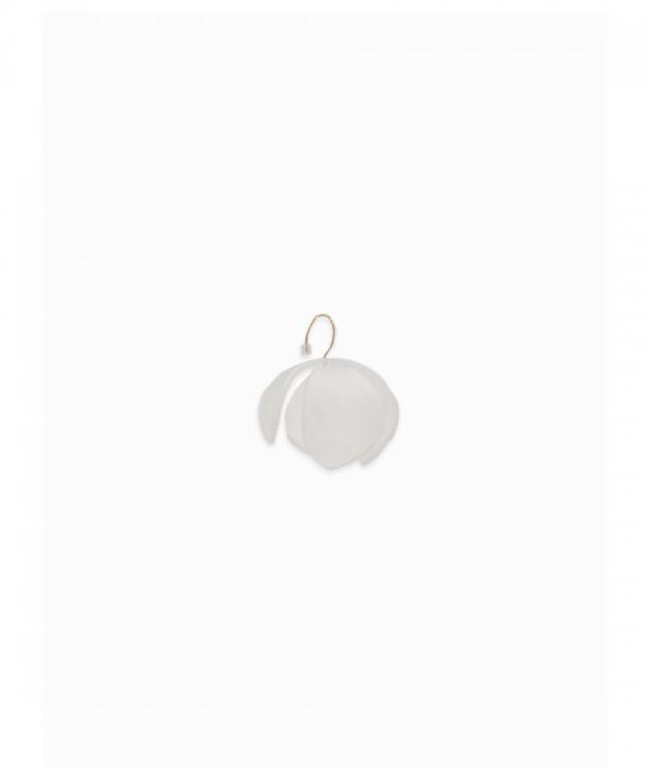 EXCAVATION Sigle Earring Anthos WHITE FROST