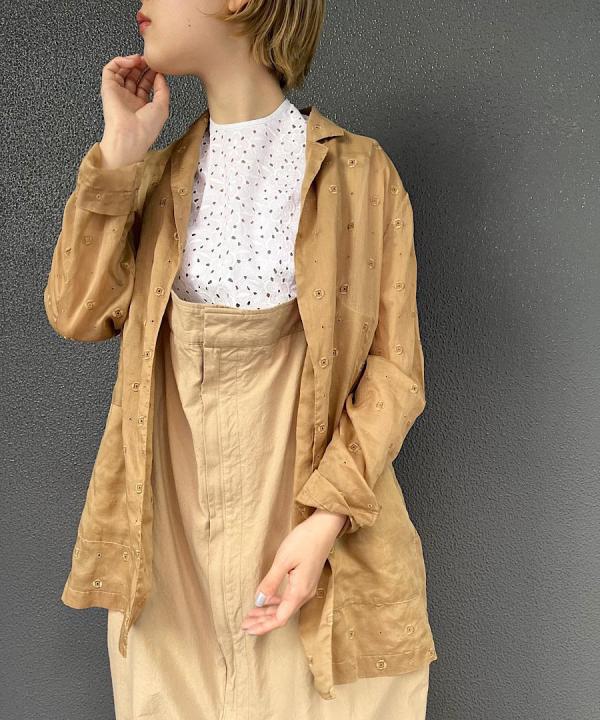 flower embroidery jacket