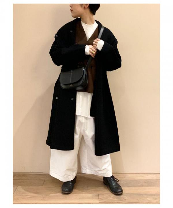 Shawl Collar Wide Coat