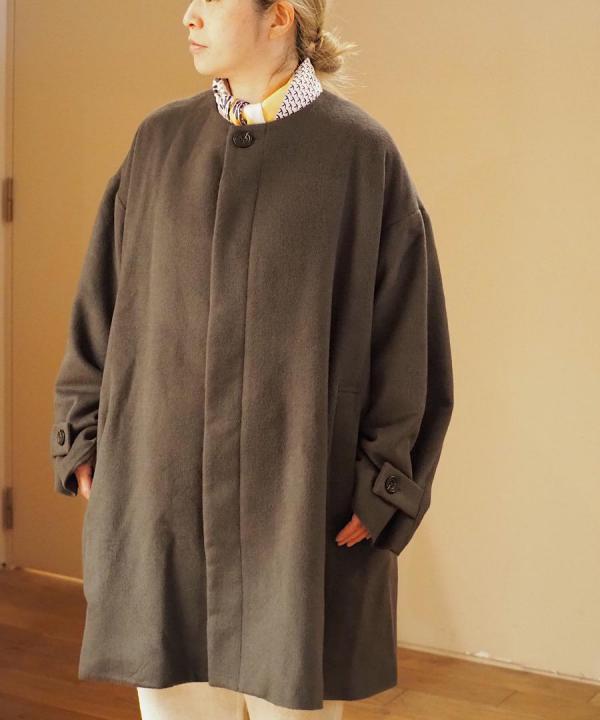 No Collar Short Coat