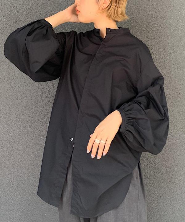 Puffed　Sleeve　Long　Shirts