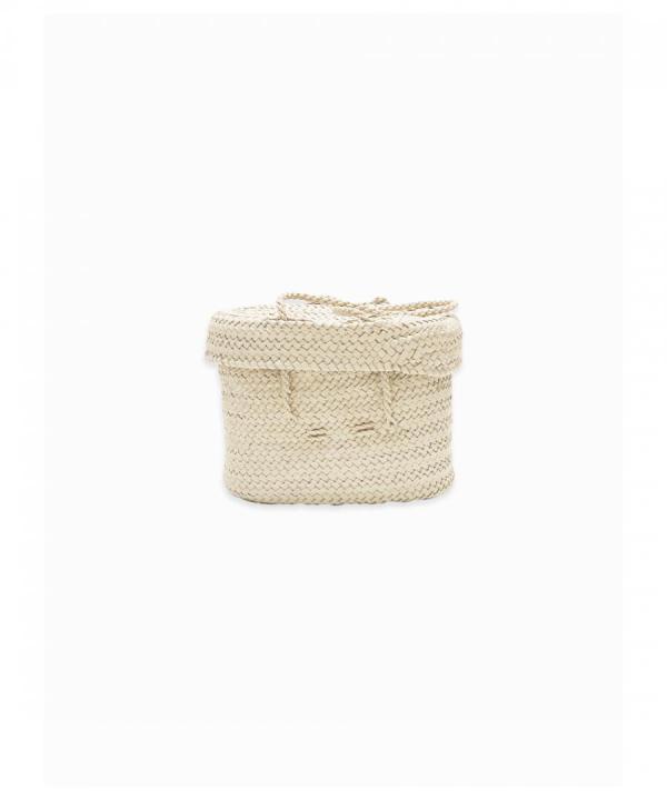 LIDDED BASKET M　/TB