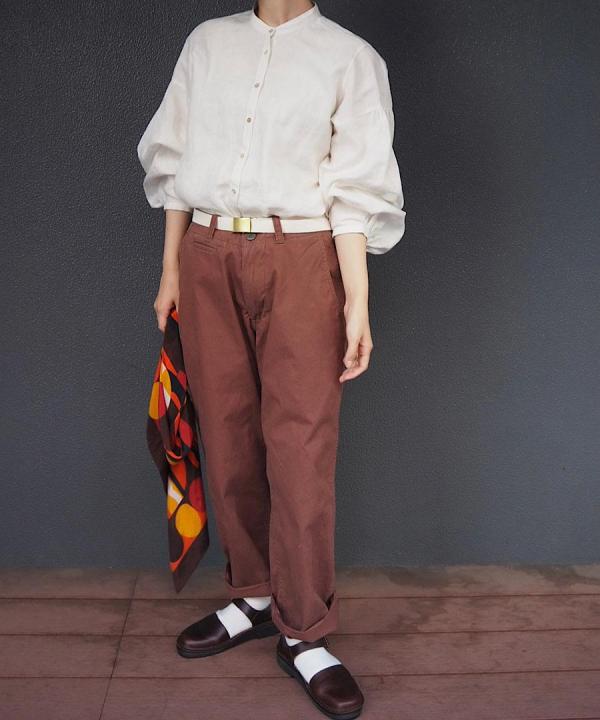 COTTON CHINO PANTS