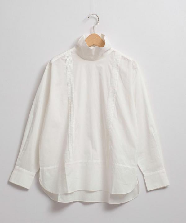 daily cotton loanハイネックブラウス