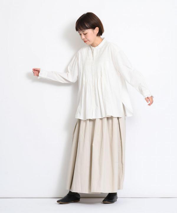 cotton poplin ブラウス