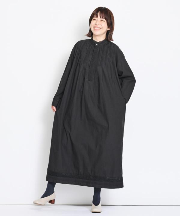 cotton poplin ワンピース