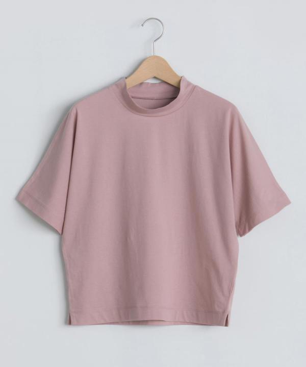 トロワ天竺ドルマンハイネックＴシャツ