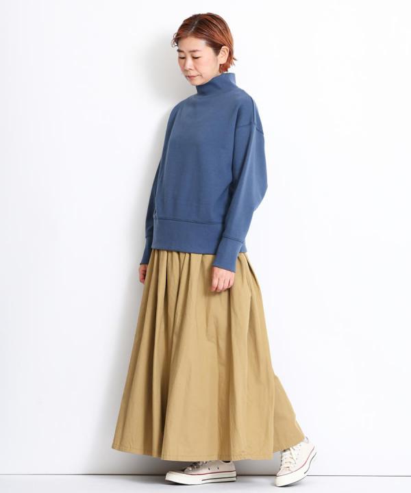 basic裏毛（裏起毛）ハイネックプルオーバー