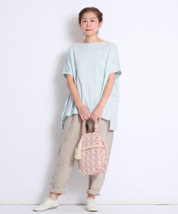 50/2ソフト天竺　ワイドプルオーバー