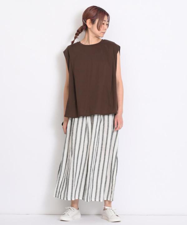 シルケット天竺　フレンチワイドＴシャツ
