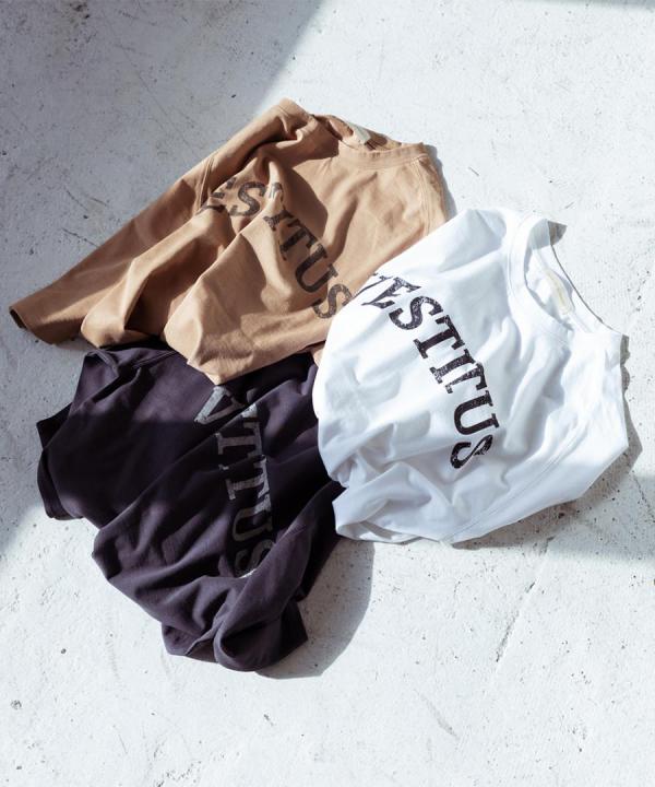 BIG-T　6分袖ロゴTシャツ(VESTITUS)