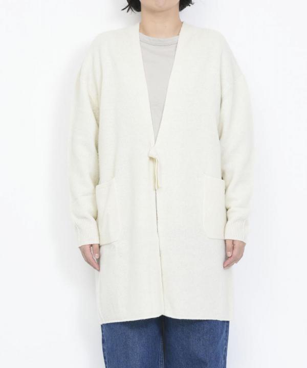 Lambs wool　ロングカーディガン