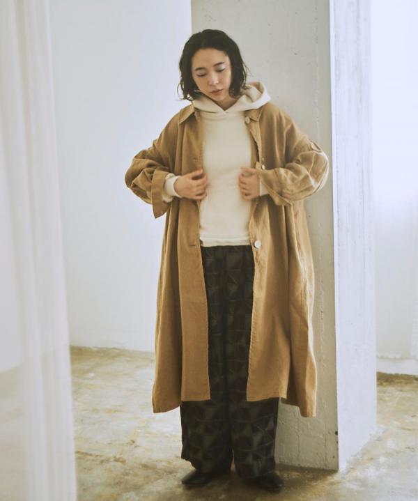 【PICK UP ITEM！】ヨーロピアンリネン　コートワンピース