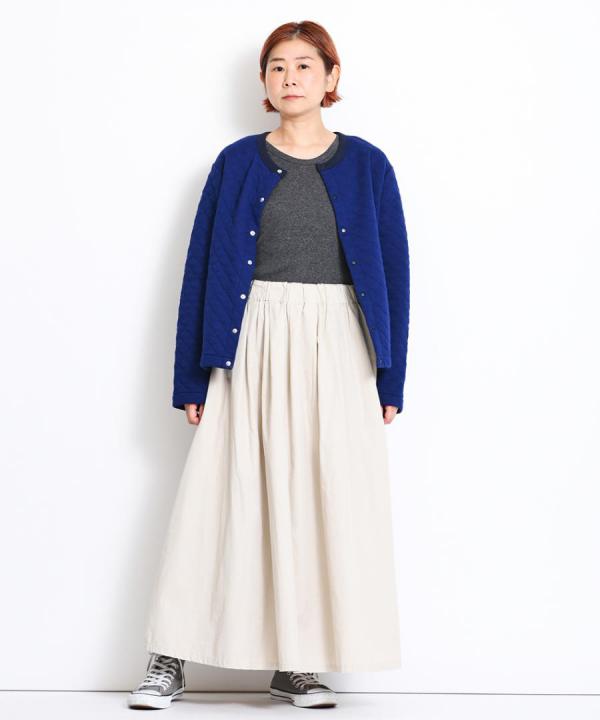 コットンコーマバーバリー　ロングスカート