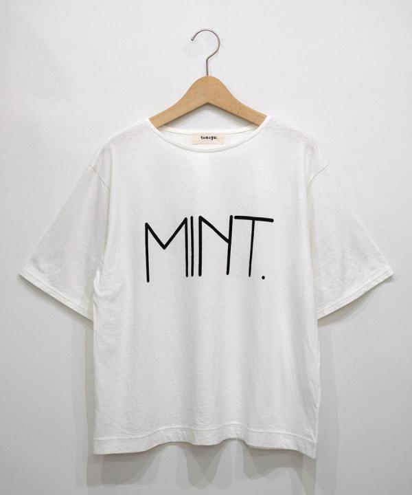 ラフィ天竺　プリントT（MINT.）
