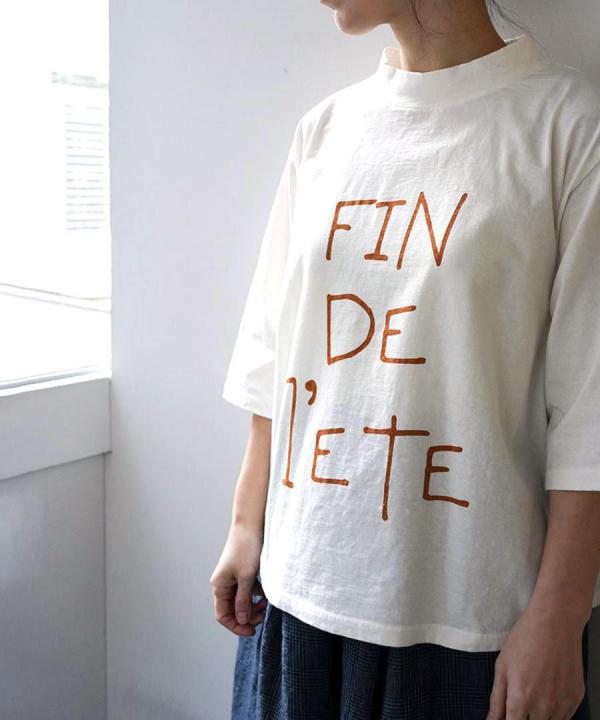 ラフィ天竺　プリントTシャツ(FIN DE I'ETE)