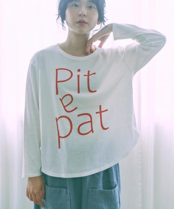 ラフィ天竺②　プリントT（Pit a Pat)