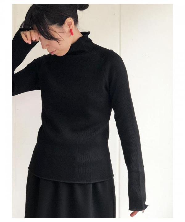 Organic Cotton Rib Turtleneck