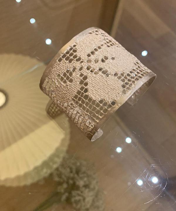lace bangle　silver