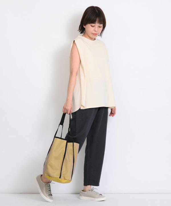 【ラストワン！】organic cotton print バックプリントタンクトップ