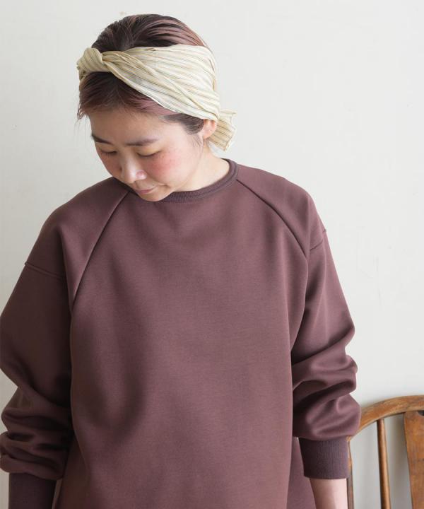 clean&soft knit　切替プルオーバー