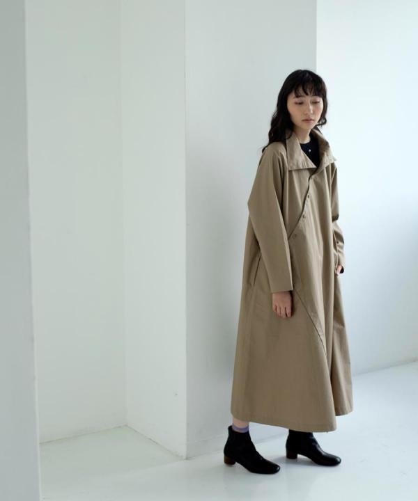コットンウェザー2wayオフタートルワンピース