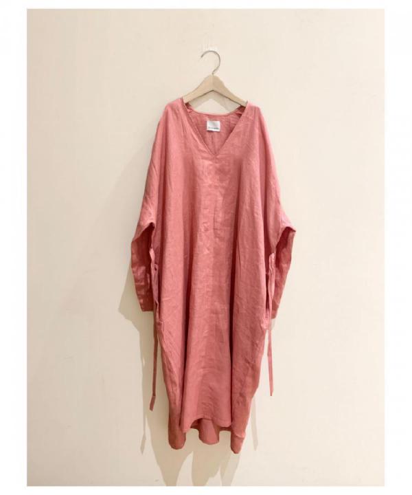 L/SLV V Neck OP with Belt