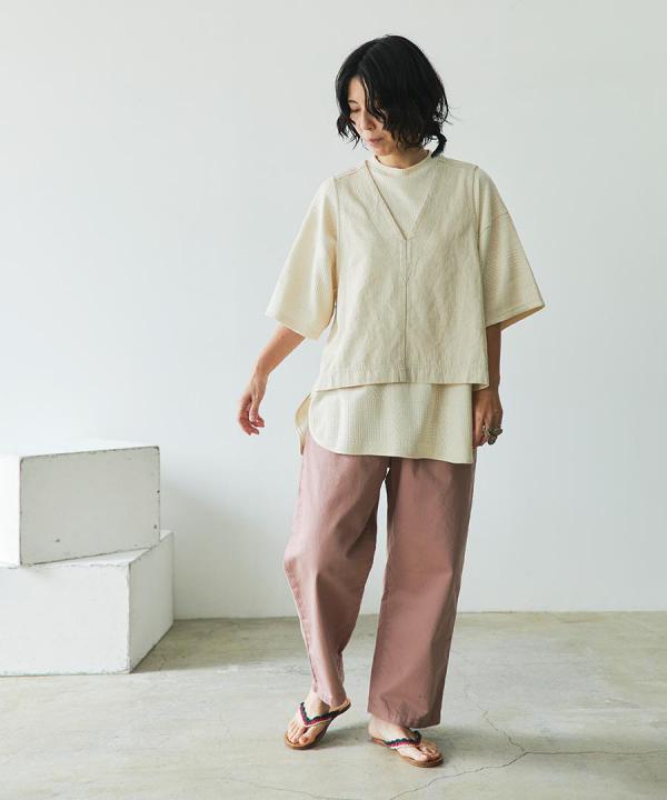 【PICK UP ITEM!】綿麻ライトオンスデニム ベスト