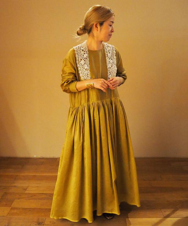 gathered dress