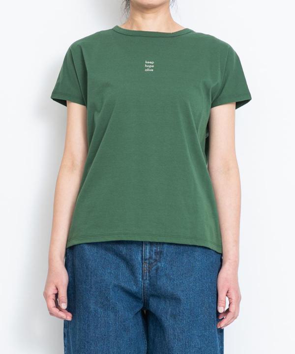 キャトルコットンロゴTシャツ (keep hope alive)