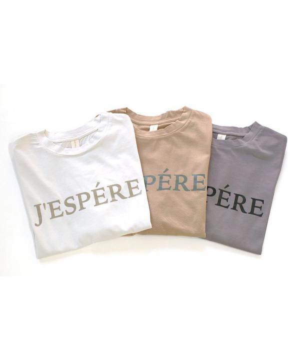 ピグメントロゴTシャツ (J`SPERE)