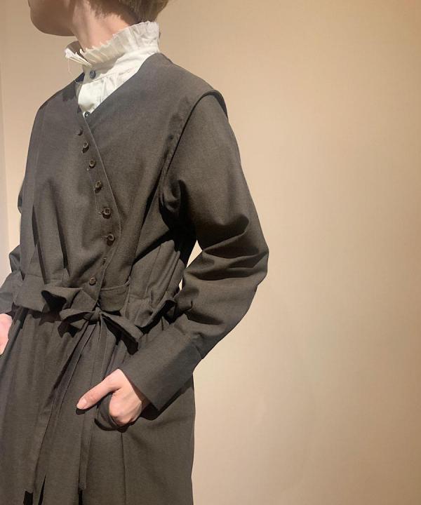 herringbone cache-coer dress