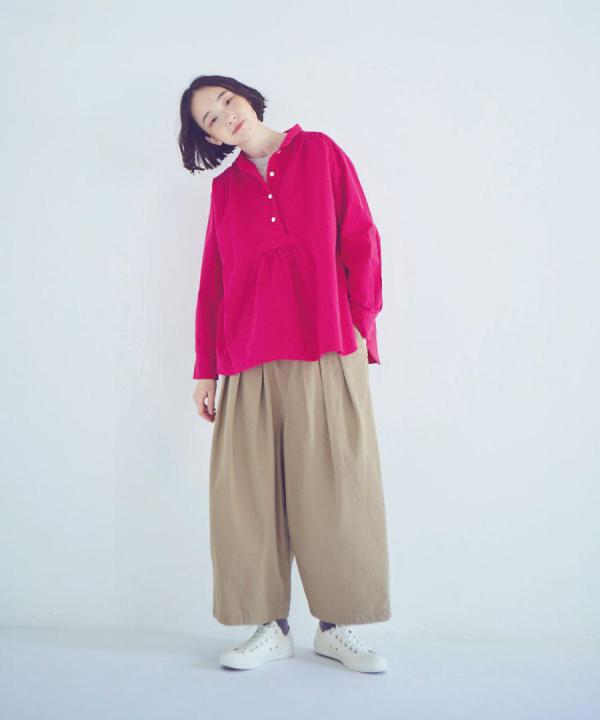 ブロークンツイル ワイドタックパンツ
