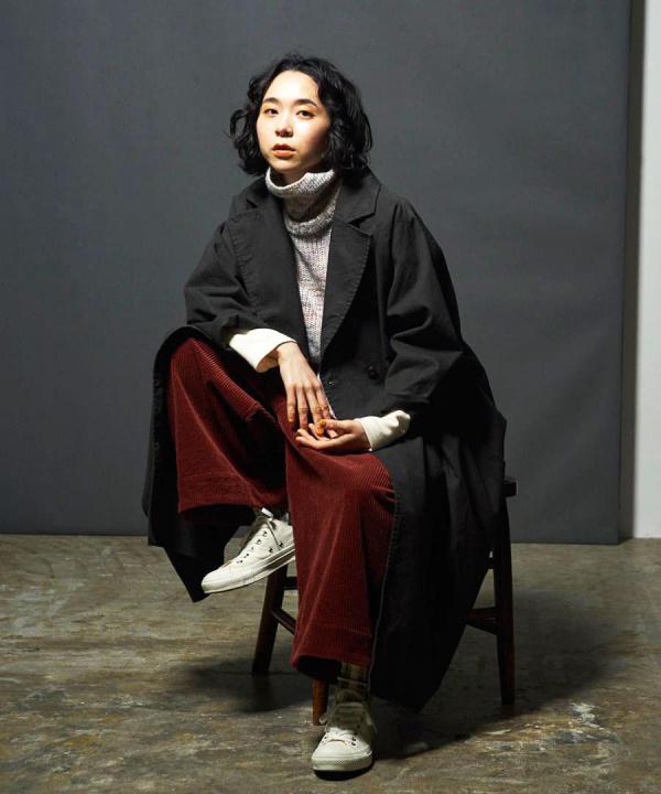 【PICK UP ITEM!】オーガニックコットンスラブサージ ロングコート