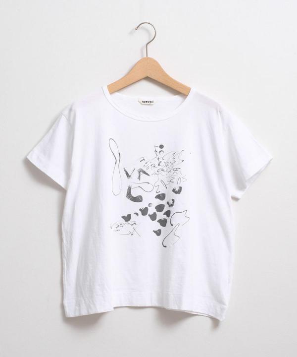 ナチュラルソフト天竺 プリントTシャツ