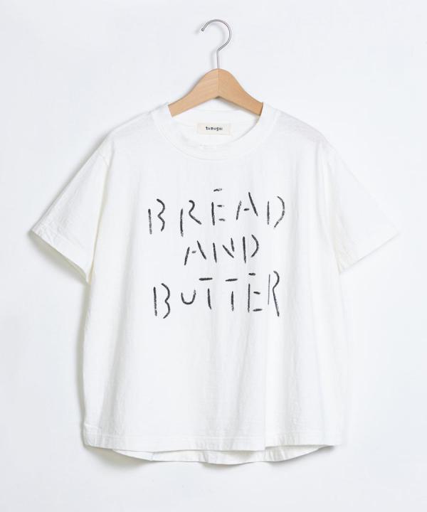 【ラストワン!】ラフィ天竺 プリントT(BREAD AND BUTTER)