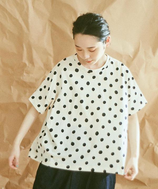 ドットプリント Tシャツ
