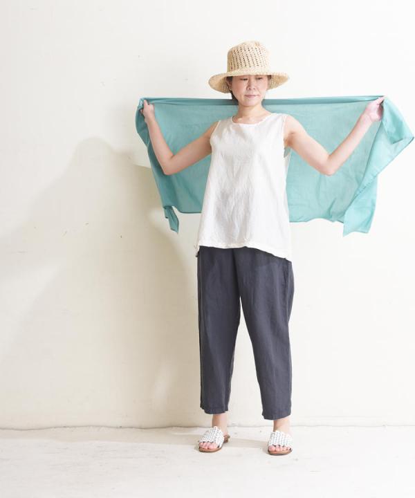 【ラストワン！】ウォッシャブルコットンシルク　タンクトップ