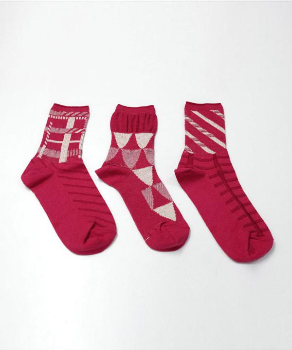 3pattern socks pack