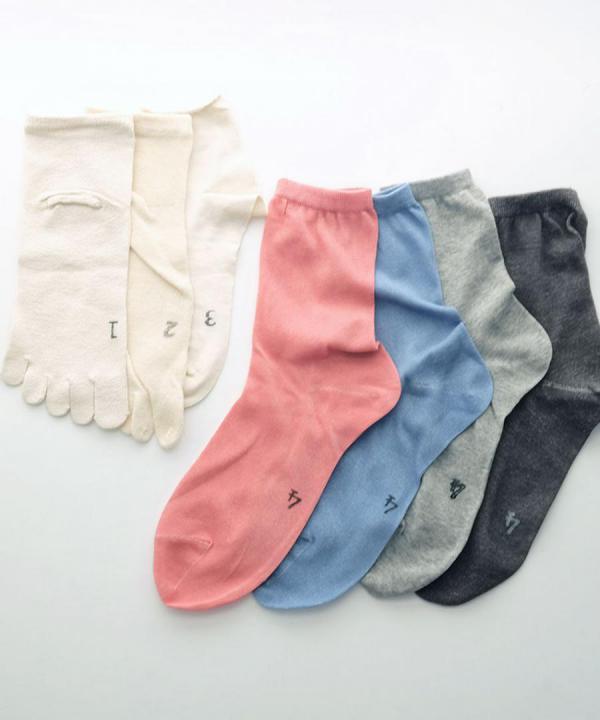 冷えとり4足セット(コットン)/冷えとりソックス