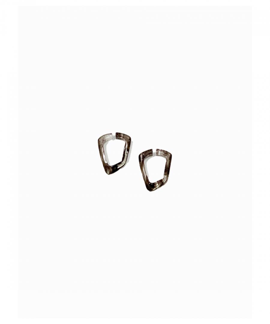 COMPOSITION Ear cuffs PHANTOM Marble brown mini