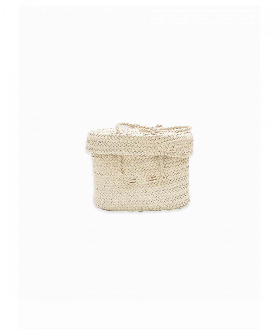 LIDDED BASKET M　/TB