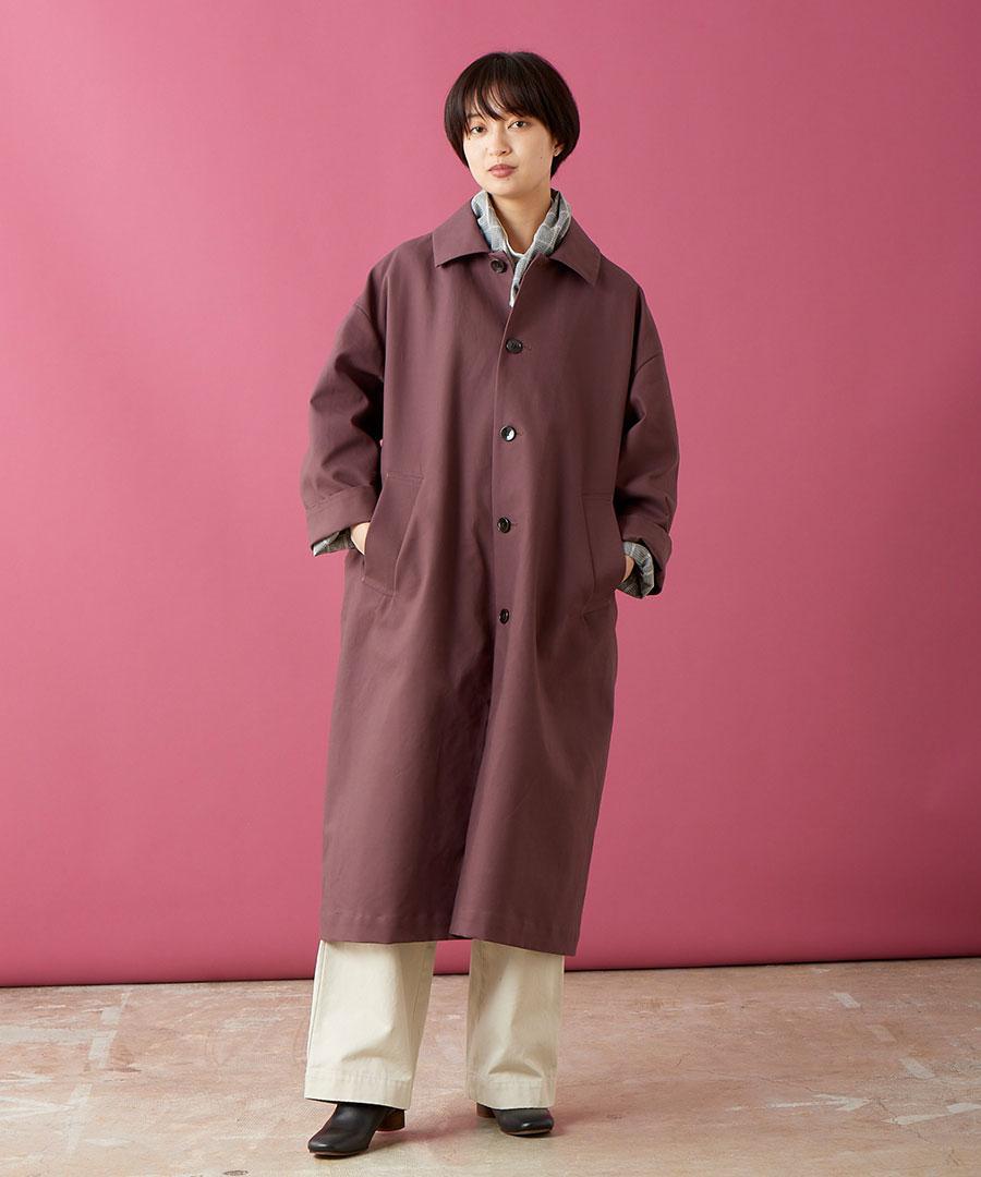 ダブルクロス表起毛　コート