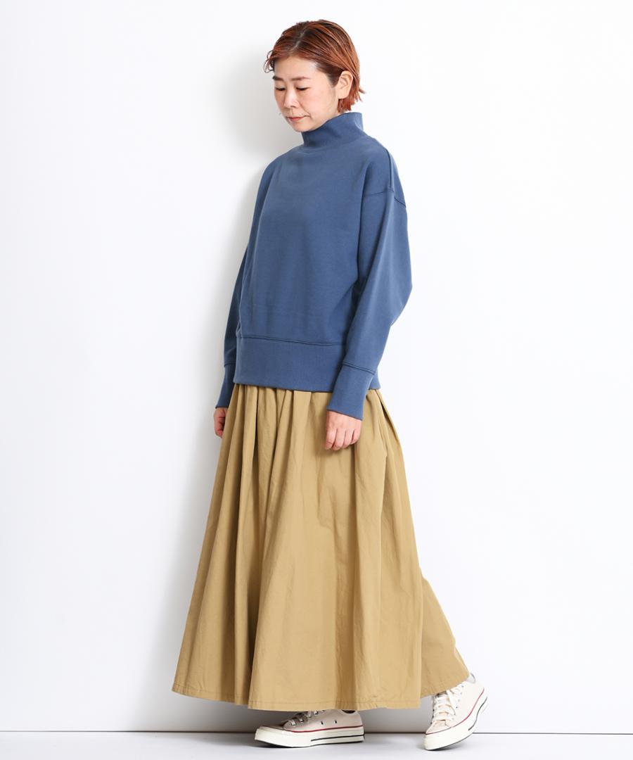 basic裏毛（裏起毛）ハイネックプルオーバー